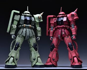 シャア専用ゲルググ・ザクⅡ(シャア・アズナブル機) 各4枚セット ROBOT魂 〈SIDE MS〉 MS-14S シャア専用ゲルググ ver